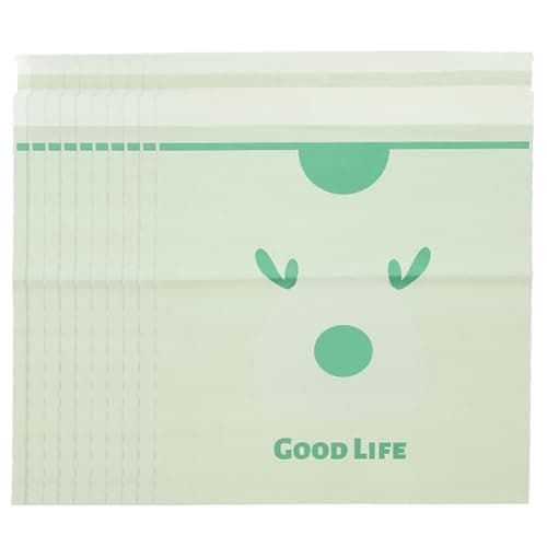 ORFOFE Disposable to Bags Stick-on Car Trash Garbage 10pcs Green Pe Material, Easy Clean Waste Disposal for Travel and Motion Sickness