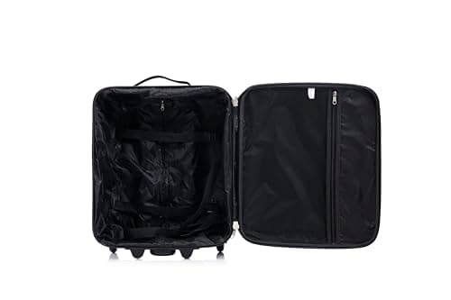 ATX Luggage 45x36x20cm EasyJet | 2 Wheels Under Seat Carry-Ons | Soft Shell Lightweight Cabin Bag | Built-in Combination Lock| Black/Orange | 29 Liter — view 6