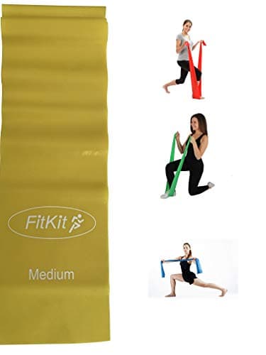 FitKit Resistance Exercise Band - 2M Medium - – Pilates, Yoga, Rehab, Stretching, Strength Training — view 2