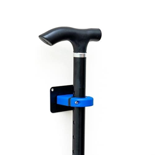 Magnetic Walking Stick/Cane/Crutch Holder STIC™ Pragnetics, Prevents Falls (Blue) — view 2