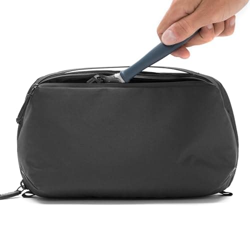 Peak Design Wash Pouch, Coyote, Ocean Edition, Travel Toiletry Bag, Upright or Hanging Dopp Kit with Pockets, Magnetic Toothbrush Pocket, Wide UltraZip Opening, Toiletry Bag for Men and Women — view 5