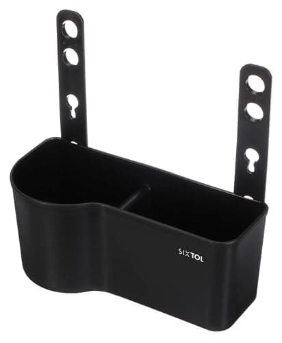 SIXTOL CAR STORAGE 1 | Headrest Multifunctional Organiser with Cup Holder | Tissue Box | Car Travel Accessories | Black — view 2