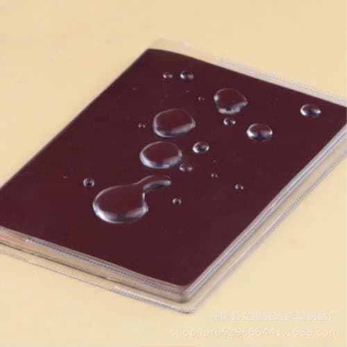 JLEivvi 12 Pcs PVC Transparent Passport Protective Covers, Cover UK/EU Passport Holder Protector Transparent，Standard Size Passports Passport Card ID Cover foe Men Women — view 4