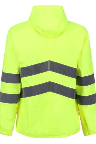 Regatta TRW497 20070 Professional Hi-Vis Waterproof and Windproof Pack away Jacket, Yellow, L — view 4