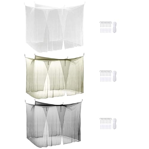 Friendly Mosquito Net for Hiking, Mosquito Net for Sleeping Bag or Tent, Easy to Pack and Carry, Travel Mosquito Net with 3 Color Options, Large Outdoor Net, Camping Tent, Perfect for Polyester — view 4