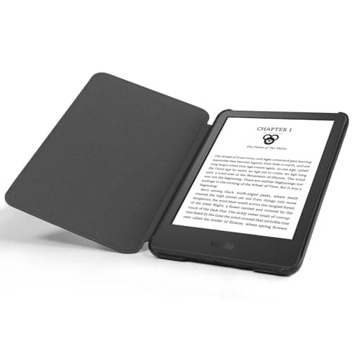 CoBak Case for 6 Inch E-Reader 11th Generation 2024 and 2022, Auto Sleep/Wake, Premium PU Smart Cover for Kindle, Kobo, Boox, Blue Mountains — view 6