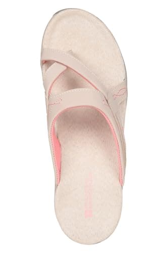 Mountain Warehouse Shoreline Womens Sandals - Breathable Ladies Shoes, Neoprene Lined Footwear, Microfibre Footbed - For Spring Summer, Sports, Gym, Camping Light Beige 7 — view 6