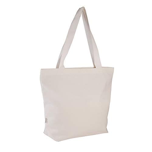 Augbunny Durable 100% Cotton 12oz Canvas Heavy Duty Extra Large Grocery Bag Beach Tote Shopping Bag Multi Purpose Tote. — view 2