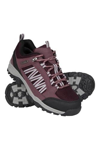 Mountain Warehouse Path Womens Outdoor Walking Shoes Purple 5 — view 3