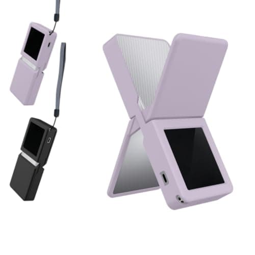 Portable WiFi Silicone Protective Case, Compatible with Huawei Portable WiFi X Mobile Hotspot, Shockproof Dustproof Soft Cover, Live Streaming Device Shell for Outdoor Travel Broadcast (Purple)