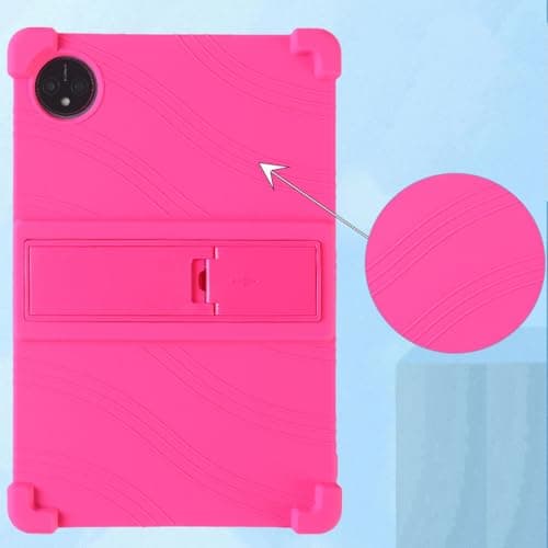 INSOLKIDON Compatible with Case for Blackview Tab 10 WIFI 10.1 inch tablet, Full Coverage Ultra Slim adjustable Stand Silicone Shockproof Lightweight Protective Cover Case (Sky Blue) — view 4
