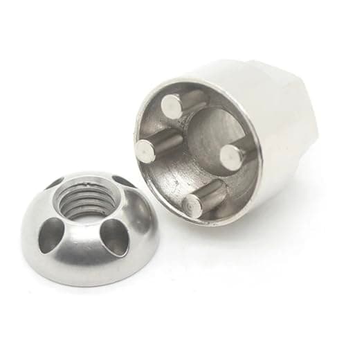 4 x M8 Fits TentBox/Roof Tent - Anti-Theft Security Nuts Tamperproof Lock Nut Set - Secure Your Adventures — view 4