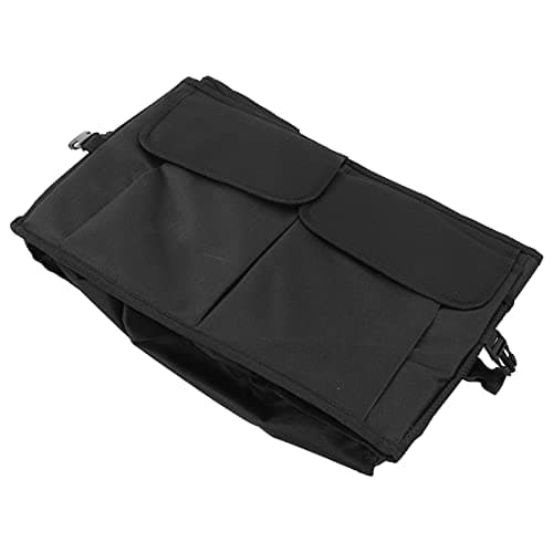 Car Storage Box Trunk Organizer Collapsible Multi Compartment Auto Storage Tool for Car Trunk Heavy Duty 600D Oxford Black 38x55x25cm — view 5