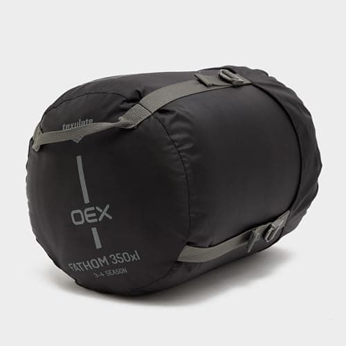 OEX Fathom EV 350XL All Season Sleeping Bag, Wild Camping, Backpacking, Hiking and Festivals, XL 235×90cm, Lightweight 1.53kg, Packable Synthetic Insulation, Compression Stuff Sack — view 6