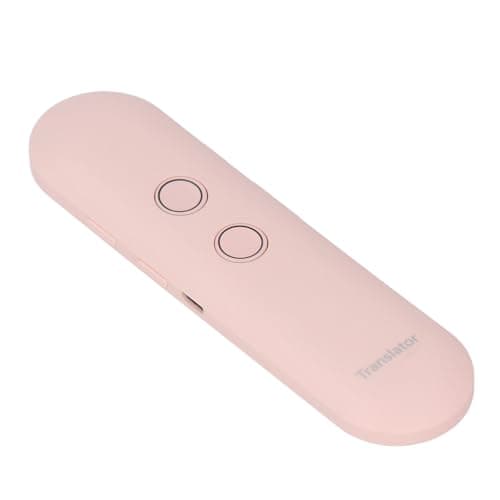 Alomejor Language Translator Device, Portable Smart Voice Translator with Real-Time Two-Way Translation Support for 97 Languages, Text Photo Translation, Business Travel (Pink) — view 2