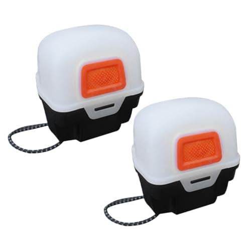 2pcs Camping Headlamp Storage Case with Soft Lining for Hiking Fishing