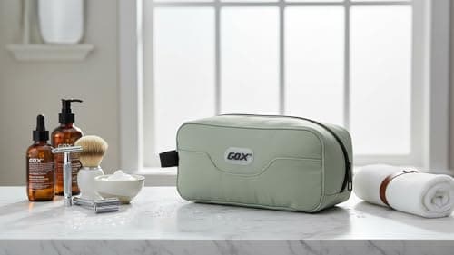 GOX Travel Toiletry Bag Dopp Kit Case for Men Multifunction Packing Organizer Pouch, Mint Green, Toiletry Bag for Travel — view 4