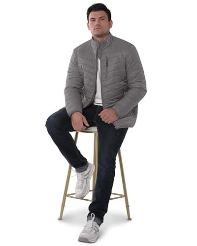 33,000ft Men's Puffer Jacket Packable Water resistant Quilted Jacket — view 2