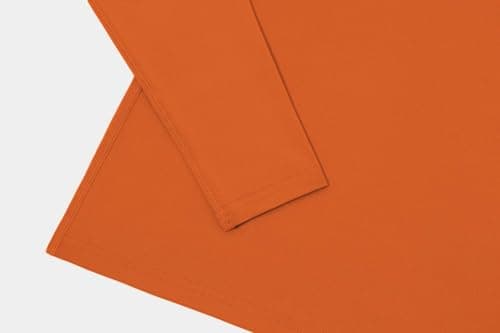PowerLayer Compression Tops for Men Base Layers Men's Running Top Thermal Shirt - Orange, XL — view 2