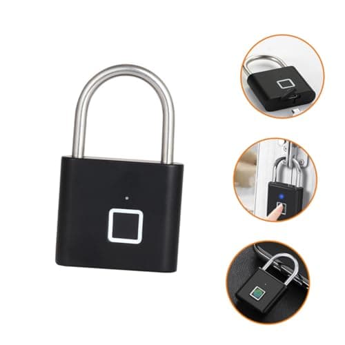 Portable Fingerprint Pad Lock for Iron Gate and Working Places — view 6