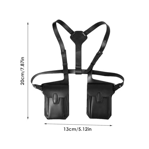 Tktouci Armpit Bag - Men Underarm Vest Bag Anti Theft - Wearable Phone Pouch Adjustable Strap for Small Change Keys Earphones Sunglasses Travel Commuting — view 5