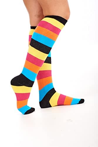 Soxy Ladies Design Wellington Boot Socks - 5 Pack - Women's Welly Socks - Festival Walking Hiking Thermal Socks - Assorted Patterns - UK Shoe Size 4-6 — view 6