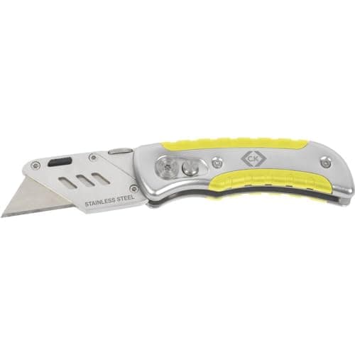 C.K T0954 Folding Utility Knife, Silver
