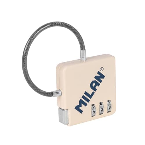 Milan 430 Since 1918 Collection Combination Lock Padlock, Beige