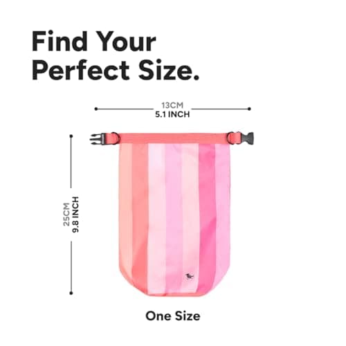 Dock & Bay Small Waterproof Dry Bag - 5L, IP66 Waterproof Bag, Lightweight - Miami Sorbet — view 5