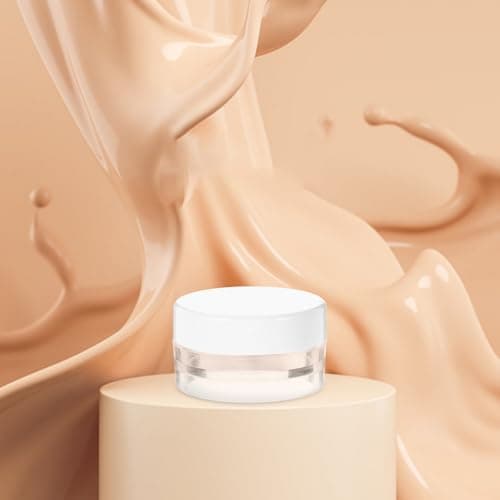 BUGUUYO 20pcs G Plastic Cosmetic Cream Jar Set with Screw Lids, Portable and Easy Observation Containers for Cosmetics, for Travel and Daily Life Moisturiser Storage — view 6