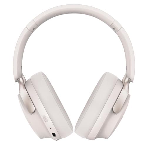RORSOU B8 Bluetooth Headphones Over Ear, 6 EQ Music Modes and 50H Playtime Deep Bass Wireless Headphones with Mic, Lightweight Folding HiFi Stereo Headset for iPad/Travel/Tablet/PC/Home Grey — view 2