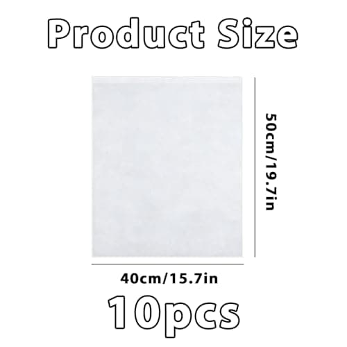 Dust Bags for Handbags, Breathable Non-Woven Pouch with Drawstring, 10 Pcs — view 2