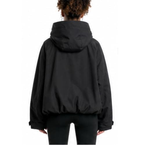 PUFFIT Womens Rain Jacket Waterproof 20000mm, Rain Coats for Women with Hood, Lightweight Waterproof Rain Jacket — view 2