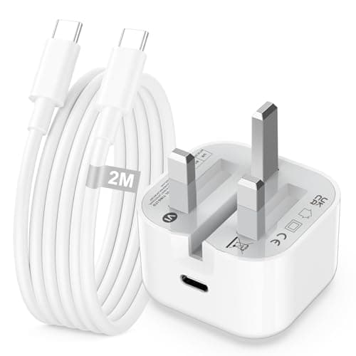iPhone 17 16 15 Fast Charger, 20W iPhone Charger Fast Charge 2M iPhone USBC Fast Charger Cable and Plug USB C Charger with USB C Charger Cable for iPhone 17/16/15 Pro Max/15 Pro,iPad Pro, Mini