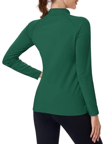 TACVASEN Mock Neck Tops for Women Thermal Base Layer Women Thermal Top — view 2