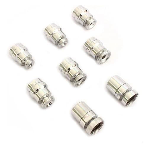 VNJUGF Faucet Extender Universal Interface M16 M18 M20 M22 F22 Brass Splash Head Kitchen Bathroom Sink Faucet Spouts Water Tape Adapter wanglan(Burgundy)