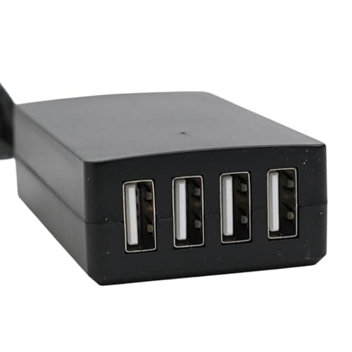 EaseSunny DC to USB for CHARGER with for battery Clip, 12V 24V to 5V 4-Port Multiport Adapter, Fast Charge 18W & 3x 2A Outputs, Overheat Protection for Car Outdoor Travel — view 6