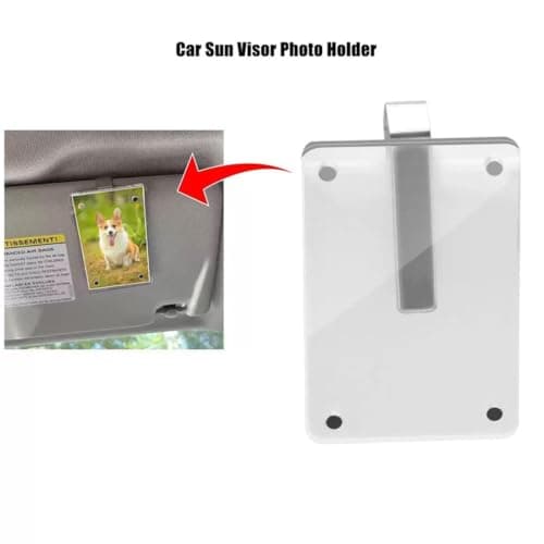 Magnetic Car Organizer - Slim Visor Photo Holder - Card and Ticket Storage — view 6