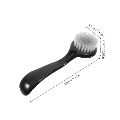 HAPINARY Facial Cleansing Brush Set with Soft Nylon Wool Bristles 3pcs and Pvc Handle Effective Makeup Removal and Exfoliating Face Wash Tool for Women for Travel and Daily Skincare — view 4