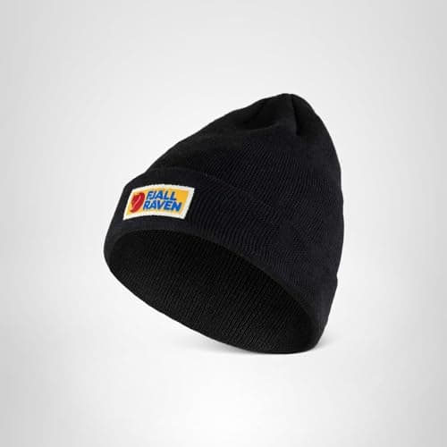 FJALLRAVEN Unisex Vardag Classic Beanie Beret, Black, One Size UK — view 3