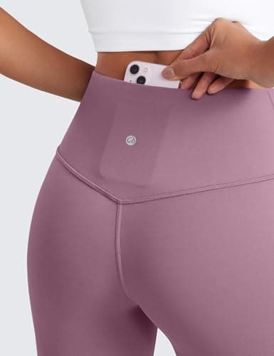 CRZ YOGA Butterluxe Flare Leggings 32" Light Lavender 12 — view 4