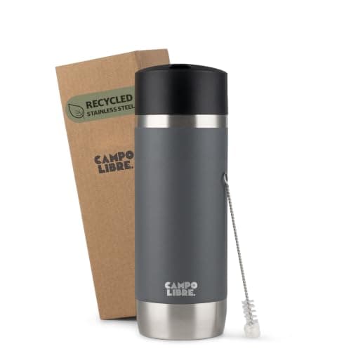 Campo Libre® Anto Travel Mug 350ml – Premium Insulated Coffee Cup to Go with One-Touch Leakproof Lid, Double-Wall Stainless Steel Coffee Mug, Keeps Drinks Hot for 6h