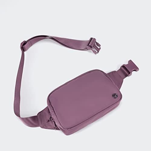 Pander Belt Bag Large 2L, Nylon Fanny Pack Purse for Women and Men with Adjustable Strap, Purple Lavender, L, Solid — view 2
