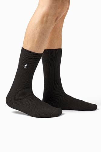 HEAT HOLDERS - Mens & Womens 2.3 Tog Original Thermal Socks | 3 Sizes | Thick Warm Fluffy Insulated Socks for Winter | Ideal for Raynauds (6-11, Charcoal) — view 2