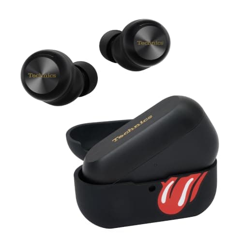 Technics EAH-AZ100E1K Rolling Stones True Wireless Earbuds, Black
