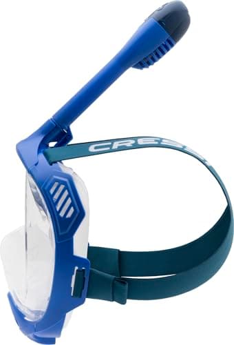 CRESSI since 1946 Java Adult Full Face Mask Compact Fit Blue/Navy Blue L/XL — view 6