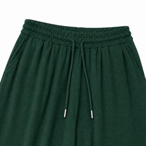 Womens Travel Outfits Green Two Piece with Wide Leg Trousers — view 6