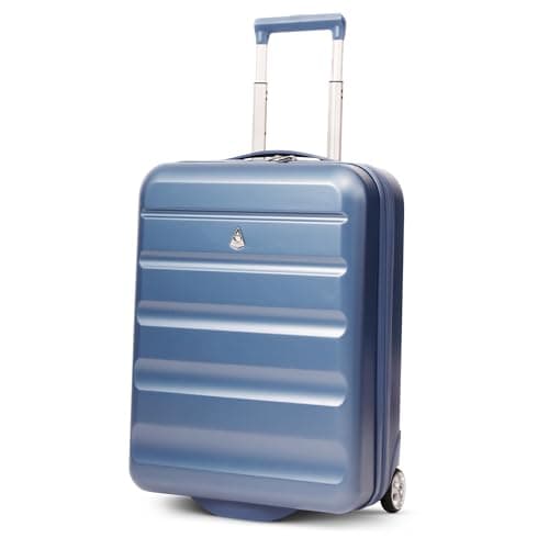 Aerolite 55x40x20 Expandable Ryanair Priority Cabin Suitcase, 2 Wheels