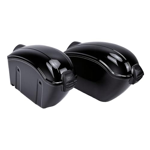 Vikye 22L Motorcycle Hard Saddle Bag with Lock and Signal Light — view 2