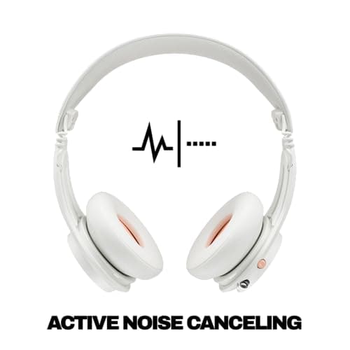 Skullcandy Icon ANC Noise Canceling Wireless Headphones - Bone/Orange — view 2